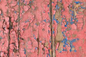 Vintage ▾ di legno struttura con vecchio dipingere. Cracked dipingere è su di legno sfondo. foto