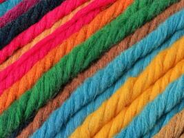 colorato lana filato sfondo foto