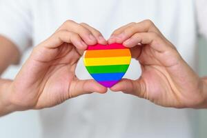 concetto del mese dell'orgoglio lgbt foto