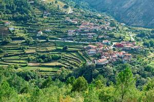 sistelo villaggio nel archi de valdevez, Portogallo. rurale turismo e rilassante con natura. spesso considerato uno di il maggior parte bellissimo villaggi nel Portogallo e ha il soprannome di poco portoghese Tibet. foto