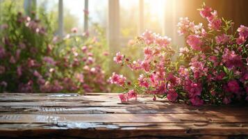 finestra davanzale traboccante con colorato fiori foto