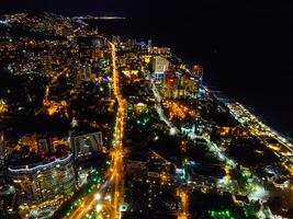 un' Visualizza di ore notturne sochi a partire dal il aria foto