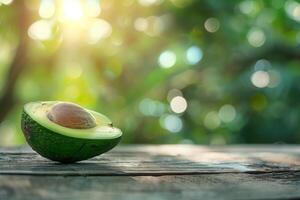 biologico avocado per un' salutare vegetariano dieta foto