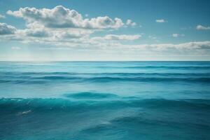 un' Visualizza di il oceano a partire dal sopra con onde foto