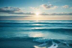 un' Visualizza di il oceano a partire dal sopra con onde foto