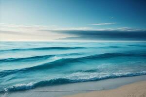 un' Visualizza di il oceano a partire dal sopra con onde foto