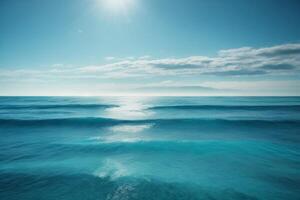 un' Visualizza di il oceano a partire dal sopra con onde foto