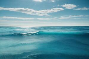 un' Visualizza di il oceano a partire dal sopra con onde foto