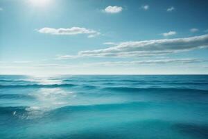 un' Visualizza di il oceano a partire dal sopra con onde foto