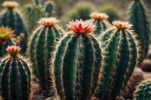 cactus impianti nel il deserto foto