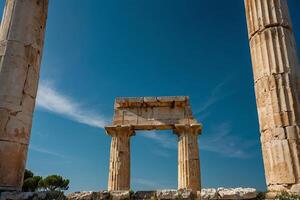 il colonne di il tempio di rhea nel Gerusalemme foto