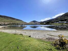 un' Visualizza di il isola di Arran nel Scozia su un' soleggiato giorno foto