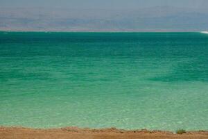 deserto paesaggio di Israele, morto mare, Giordania. selettivo messa a fuoco foto