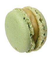 verde pistacchio macaron su bianca isolato sfondo foto