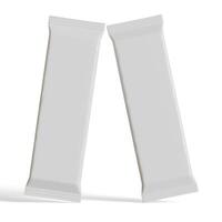 merenda bar confezione bianca colore realistico struttura 3d reso foto