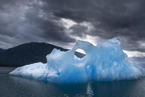 iceberg blu, alaska foto