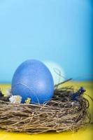sfondo colorato con sfondo di uova di Pasqua. felice Pasqua concetto. può essere utilizzato come poster, sfondo, biglietto di auguri