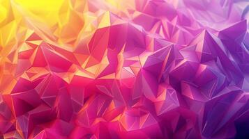 sfondo astratto con design low poly foto