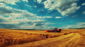 agricoltura pesante macchinari raccolti foto