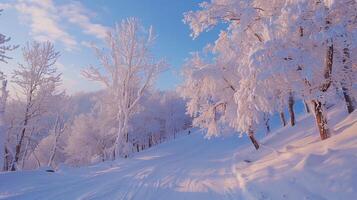 bellissimo inverno natura paesaggio sorprendente montagna foto