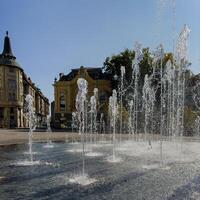 Visualizza di il sinagoga nel il città di subotica foto