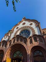 Visualizza di il sinagoga nel il città di subotica foto