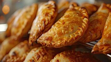 empanadas - argentino fritte carne torte foto