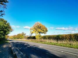 aereo Visualizza di Britannico campagna paesaggio di letchworth città di Inghilterra UK. 11 novembre 2023 foto