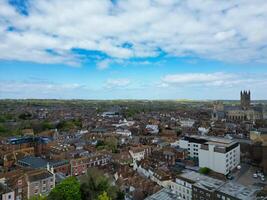 aereo Visualizza di storico Canterbury città centro, Kent, Inghilterra, grande Gran Bretagna. aprile 20, 2024 foto