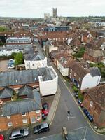 aereo Visualizza di storico Canterbury città centro, Kent, Inghilterra, grande Gran Bretagna. aprile 20, 2024 foto