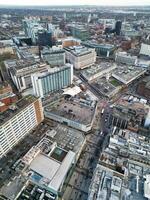 città centro edifici di Birmingham centrale città di Inghilterra unito regno durante tramonto. marzo 30, 2024 foto