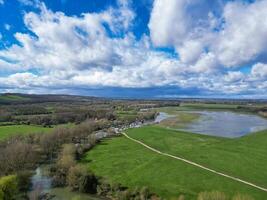 aereo Visualizza di fiume Tamigi a centrale Oxford storico città di Inghilterra UK. marzo 23, 2024 foto