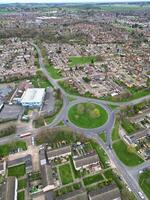 aereo Visualizza di Residenziale tenuta a nord luton città di Inghilterra UK. marzo 19, 2024 foto