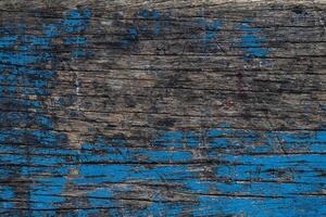 Vintage ▾ di vecchio di legno con blu colore sfondo. foto