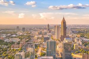 skyline della città di atlanta foto