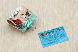 indonesiano nazionale elettrico identità carta chiamato e-ktp o kartu tanda penduco foto