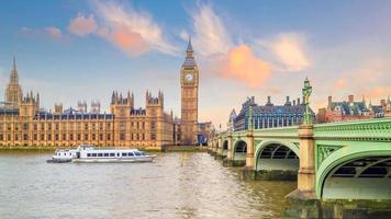 il big ben e le case del parlamento foto