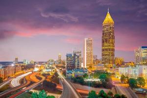 skyline della città di atlanta foto