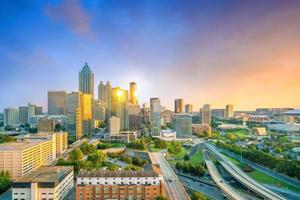 skyline della città di atlanta foto