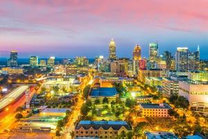 skyline della città di atlanta foto