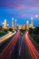 skyline della città di atlanta foto