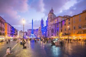 piazza navona a roma, italia foto