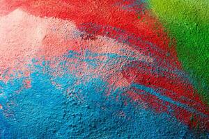 un' frammento di colorato graffiti dipinto su un' parete. astratto urbano sfondo. spray pittura arte. foto