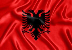 bandiera dell'albania foto