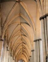 York nel il UK su 30 marzo 2024. un' Visualizza di il interno di York cattedrale foto