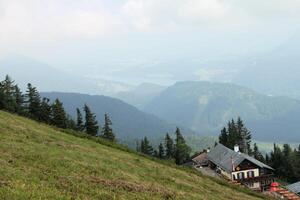 un' Visualizza di il austriaco campagna a st gilgen foto