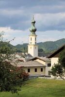 un' Visualizza di il austriaco campagna a st gilgen foto