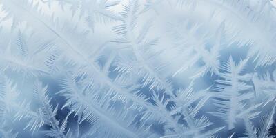 ai generato ghiaccio modello di inverno finestra astrazione generativo ai foto
