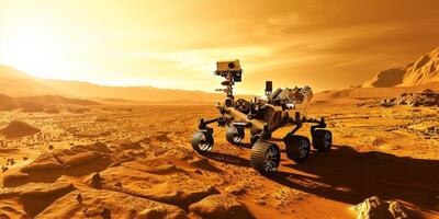 rover su il superficie di Marte foto