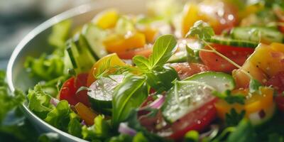 insalata di verdure fresche foto